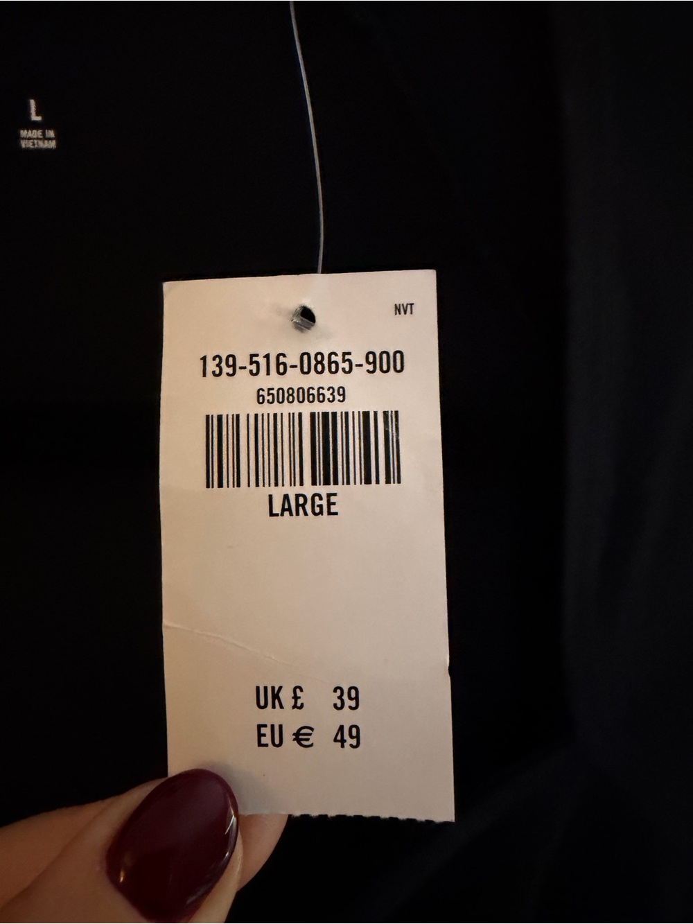 Abercrombie & Fitch Black Long-Sleeve Keyhole Tie Front Bodysuit - Picture 4 of 5